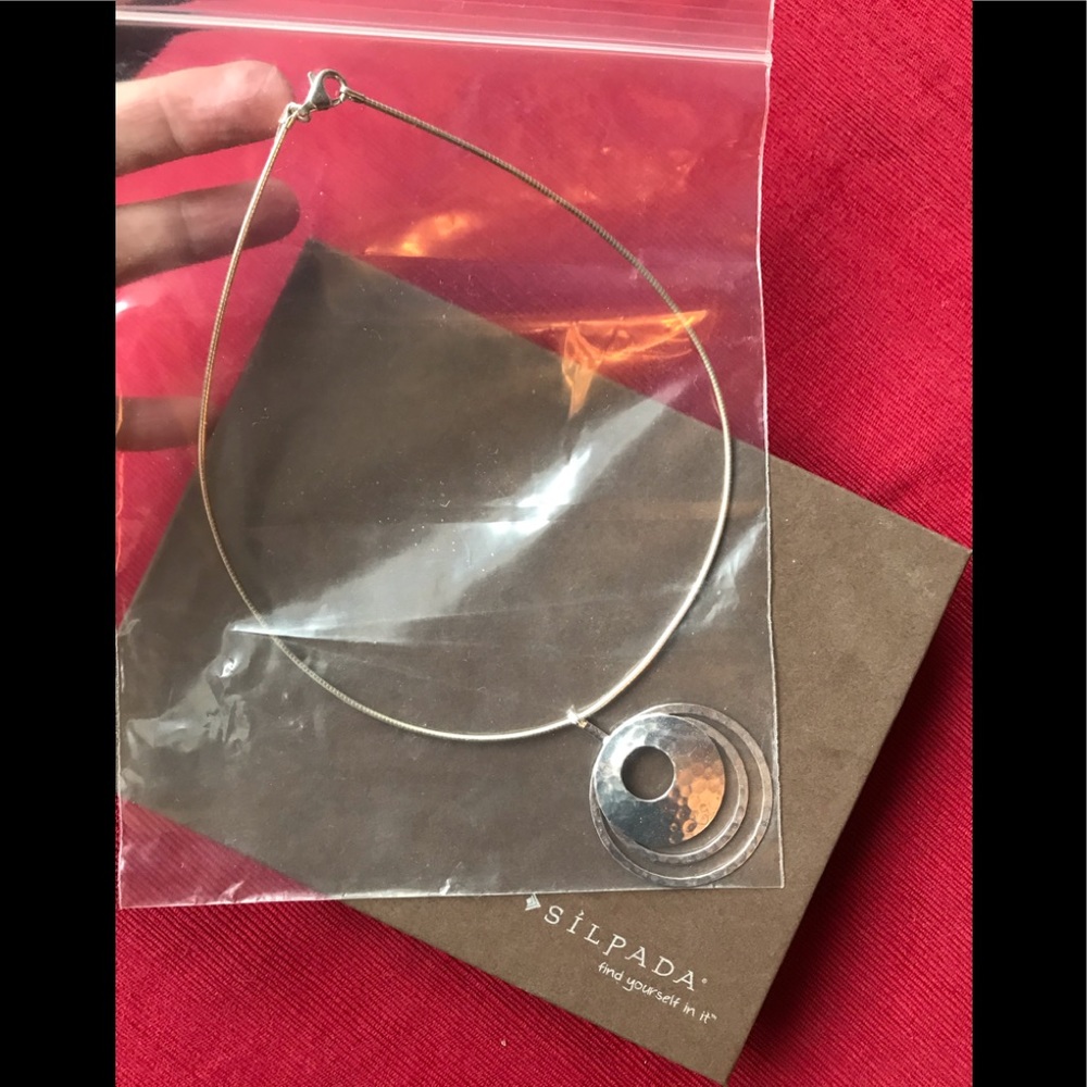 Silpada Pendant Omega Necklace (detachable)